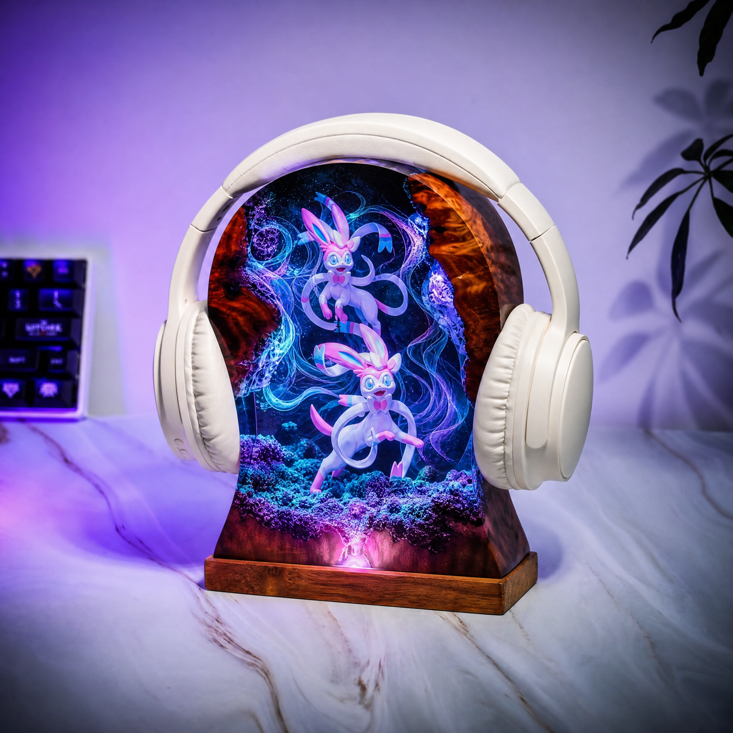 Poké Headphone Stand Lamps